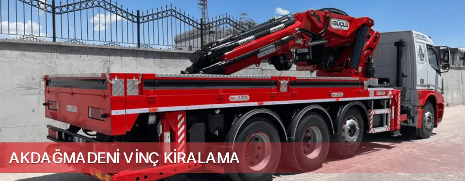 Akdağmadeni İlçemi Vinç Kiralama